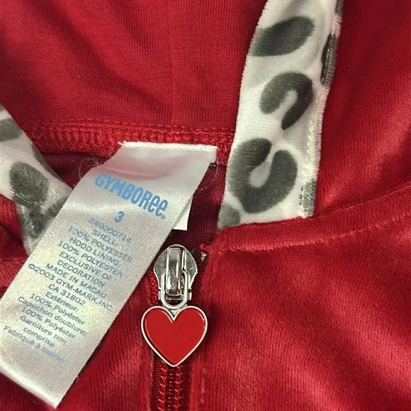 Gymboree - super soft velour pullover hoodie. Size 3 - Picture 3 of 4